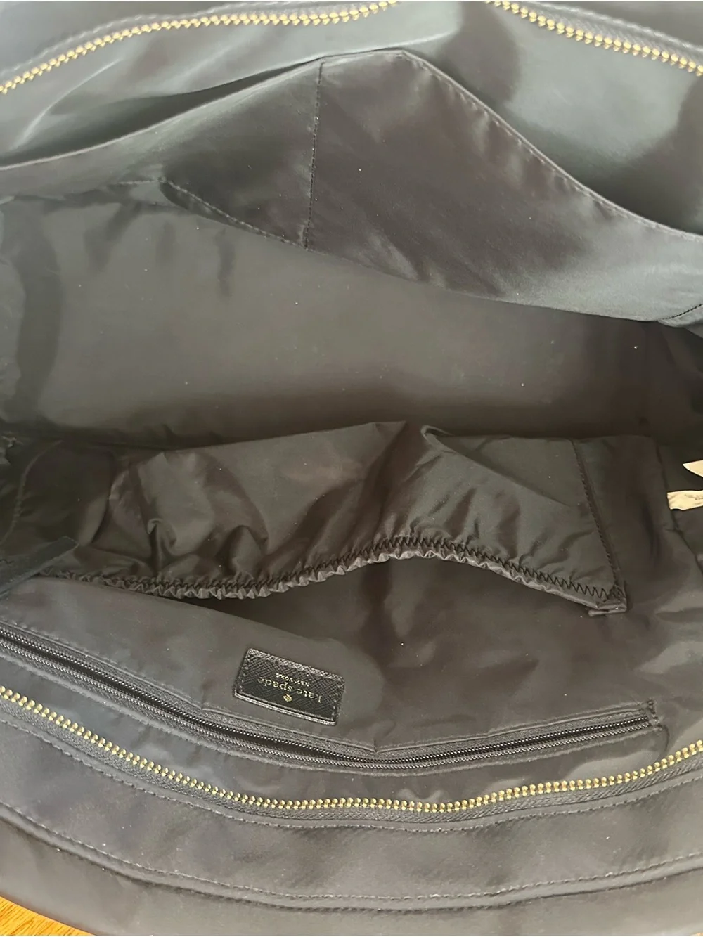 kate spade Black Nylon diaper bag